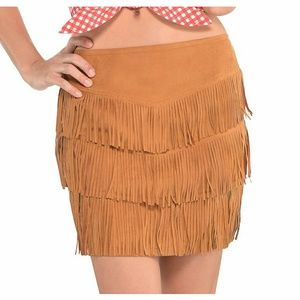 Western Fringe Skirt
